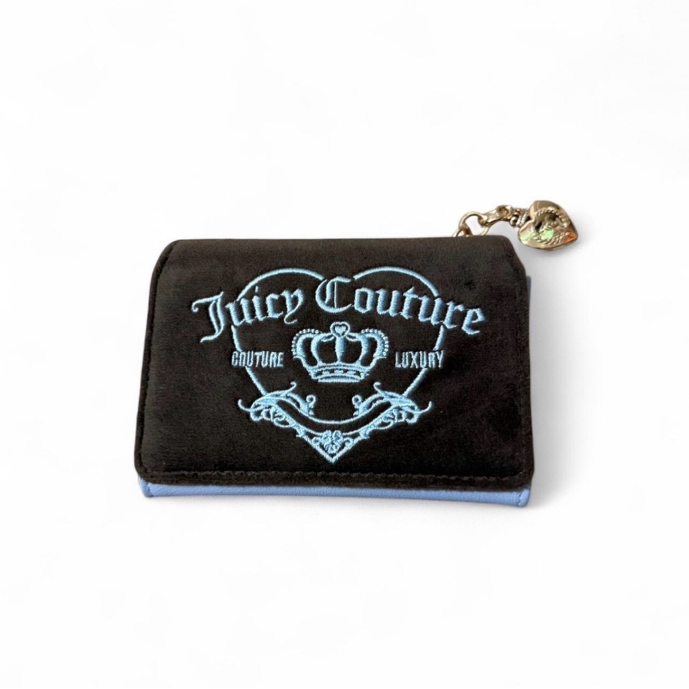 Juicy Couture Brown And Blue Wallet